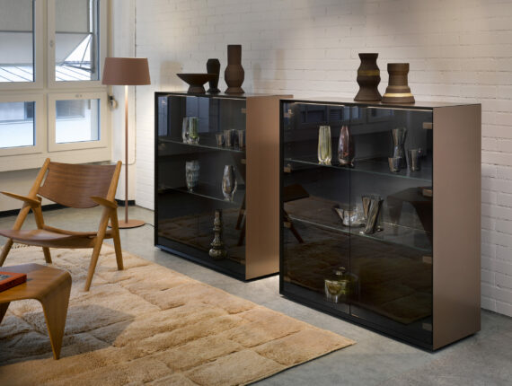pure Sideboard mit Glasfronten