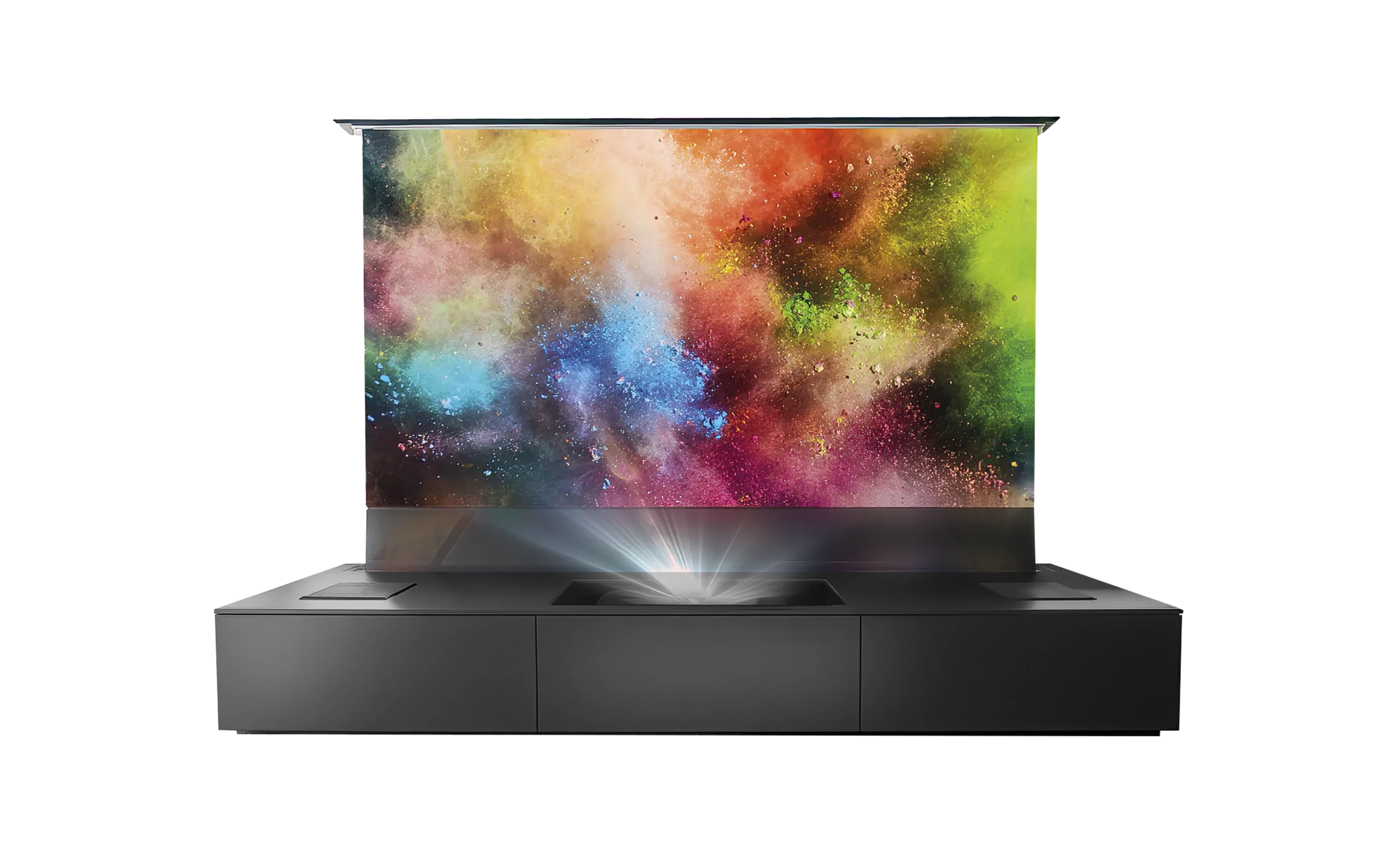 TV-Moebel vivo von vifian schwarzer Korpus Freisteller